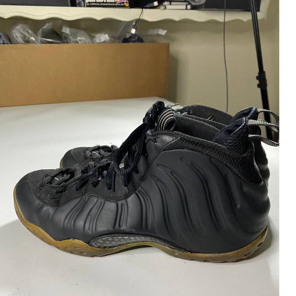 Nike Air Foamposite One Stealth Sneakers 2012 Black Men\'s 9.5 main image 4